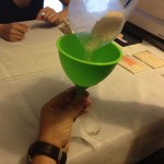 Preparando la paella